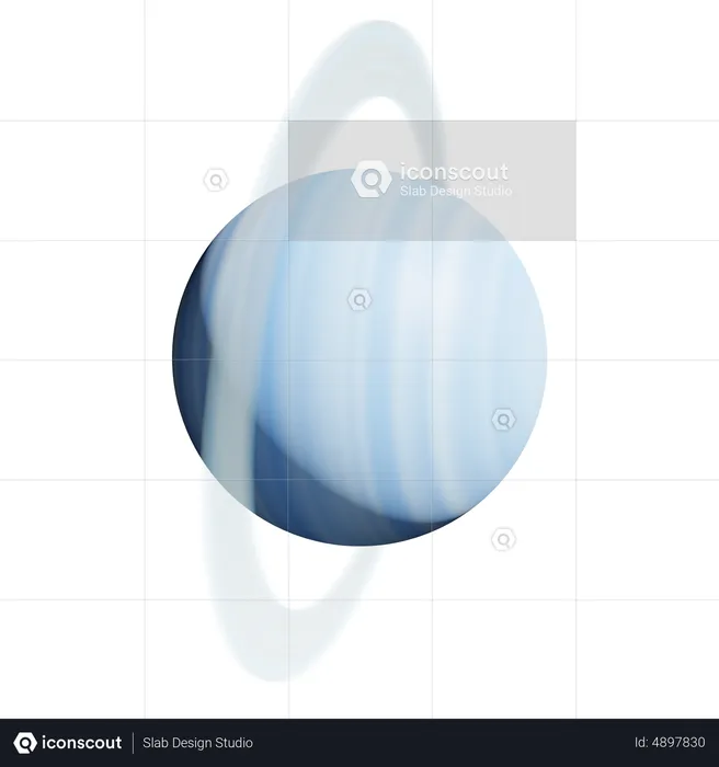 Uranus  3D Icon