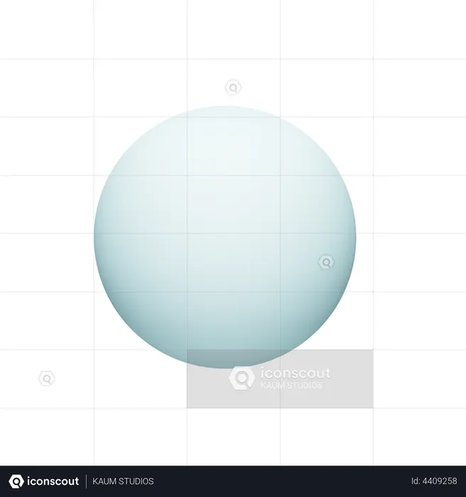 Uranus  3D Illustration