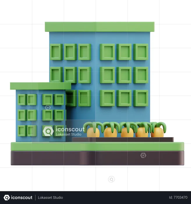 Urban Farming  3D Icon