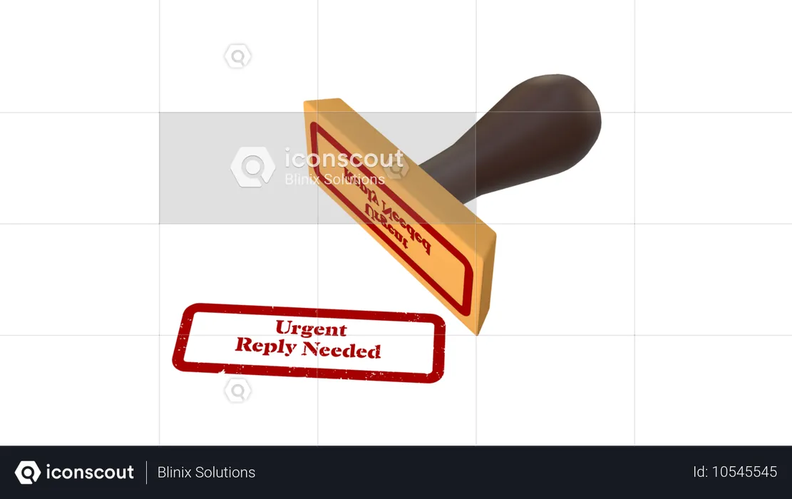 早急な返信が必要です  3D Icon