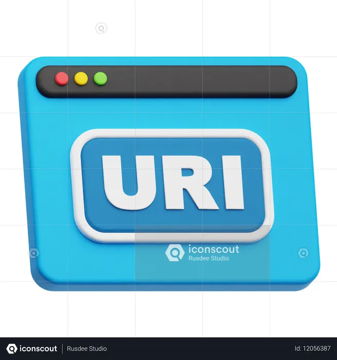 Uri Website  3D Icon