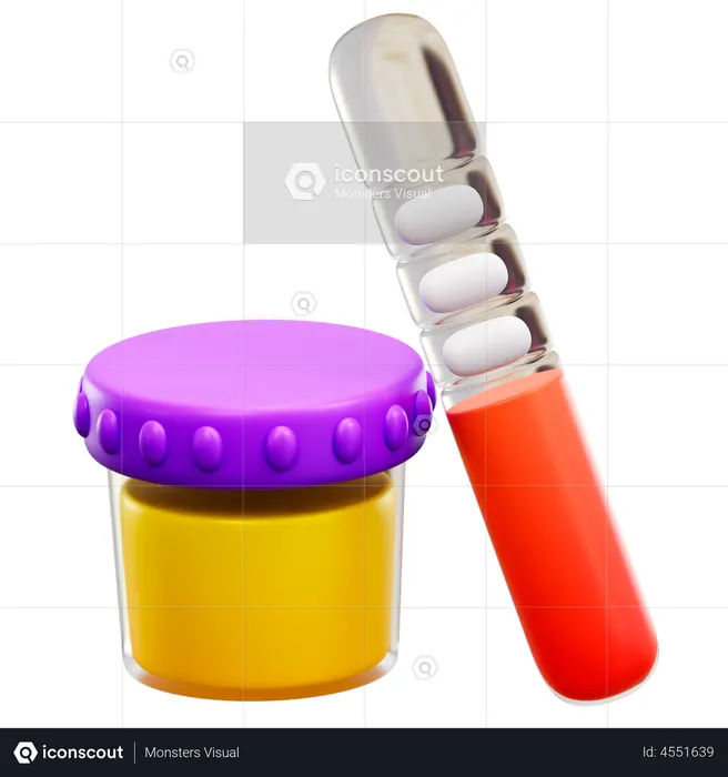 Urin Test  3D Icon
