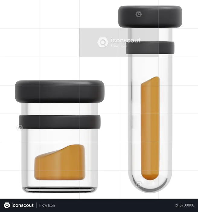 Urine Sample  3D Icon