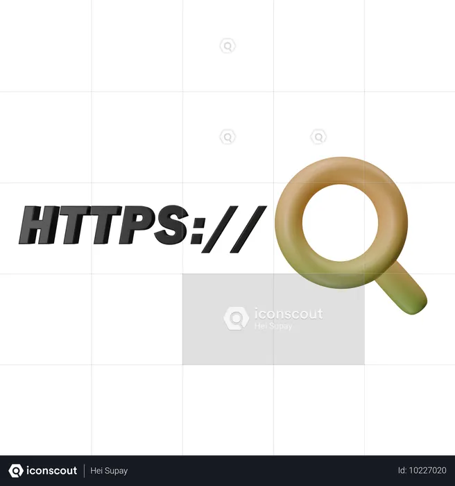 URL finden  3D Icon