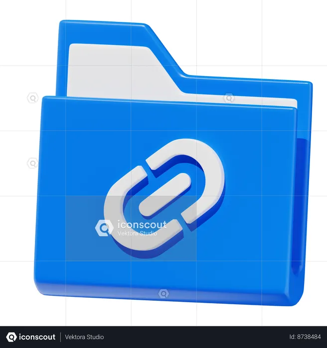 URL Folder  3D Icon
