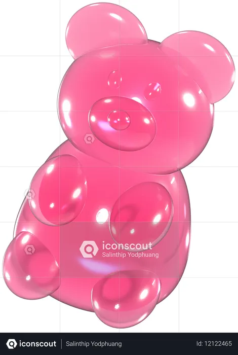 Ursinho de goma  3D Icon