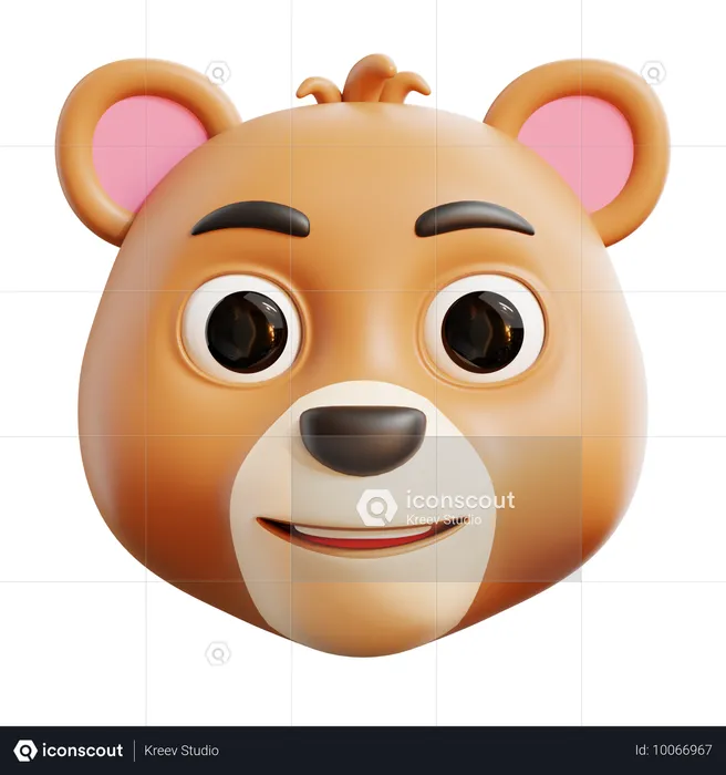 Urso  3D Icon