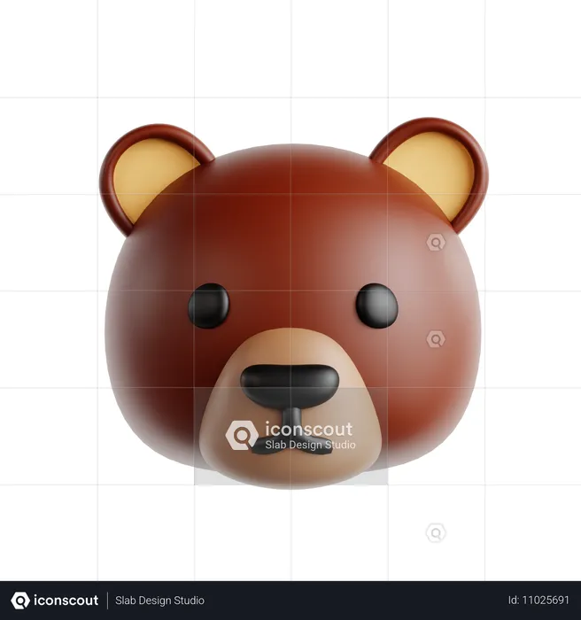 Urso  3D Icon