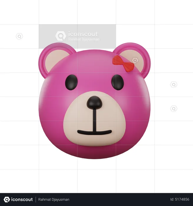 Urso  3D Icon