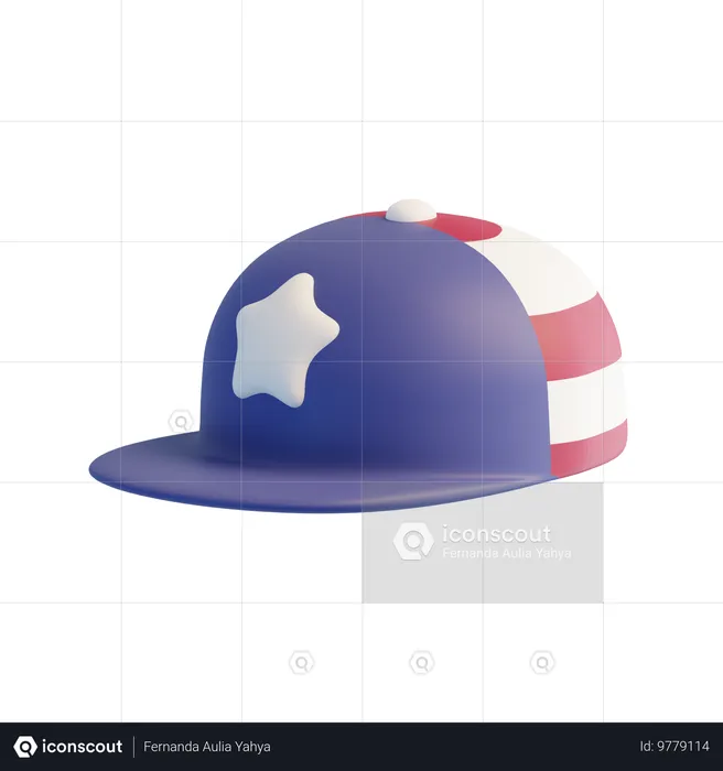 US Cap  3D Icon