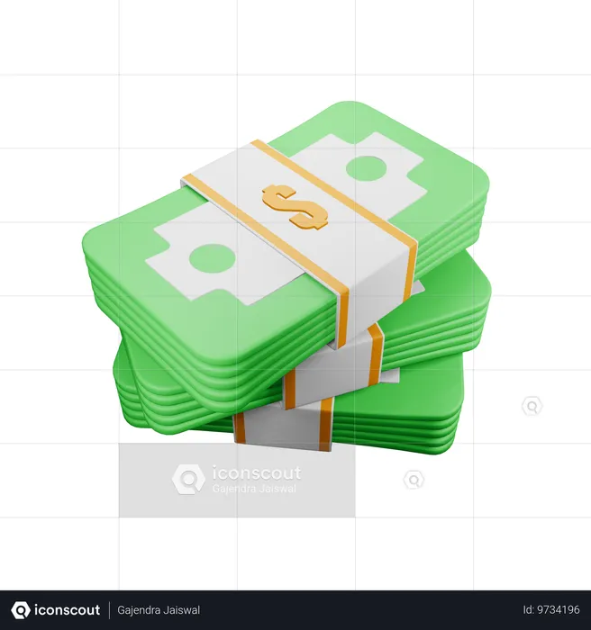 US Dollar  3D Icon