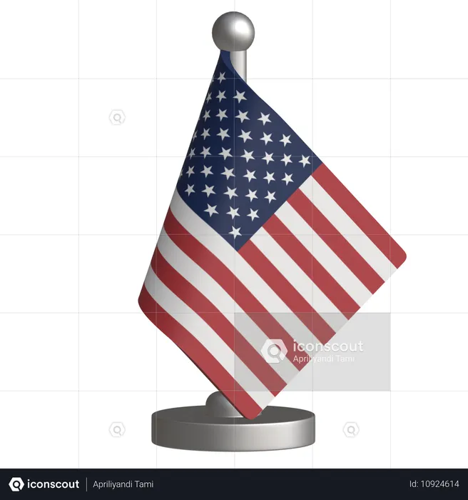 USA  3D Icon