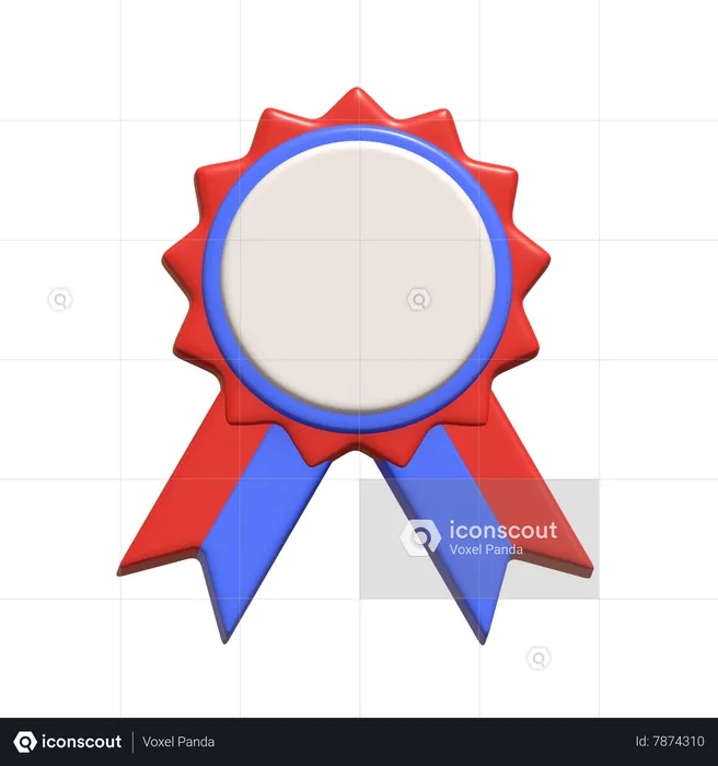 Usa Badge  3D Icon