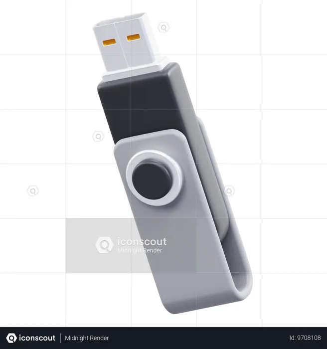 USBディスク  3D Icon