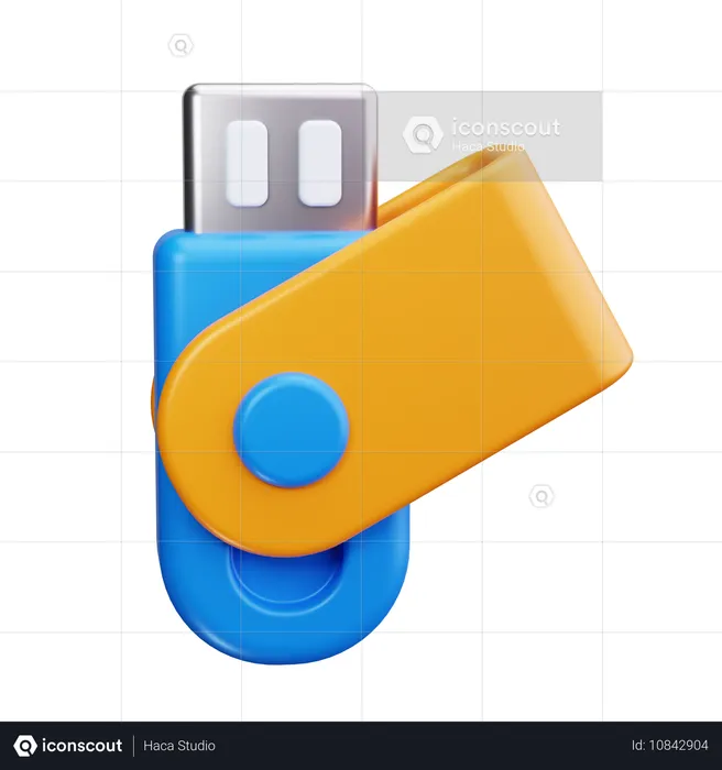 USB Drive  3D Icon