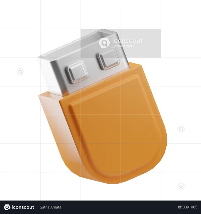 Usb Drive  3D Icon