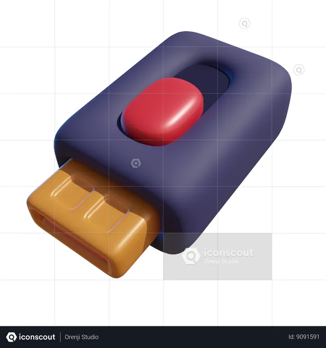 Usb Drive  3D Icon