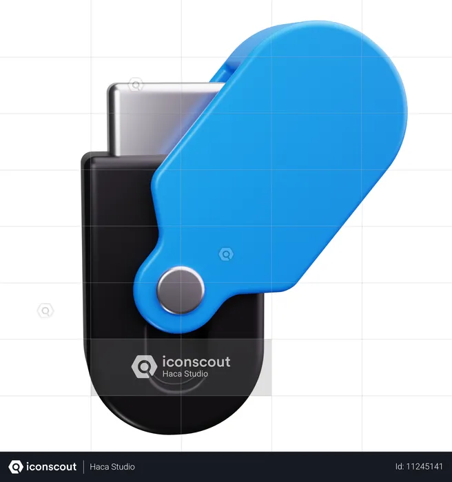 Usb Flash Drive  3D Icon