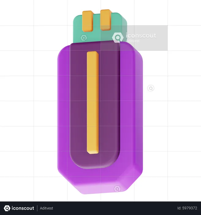 USB Laufwerk  3D Icon