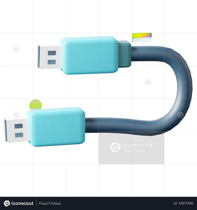Usb Plug  3D Icon