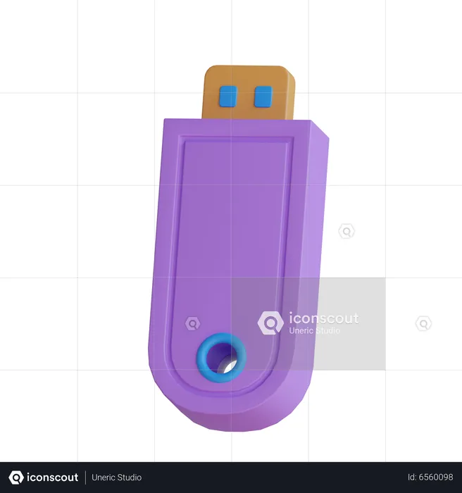 USB Stick  3D Icon