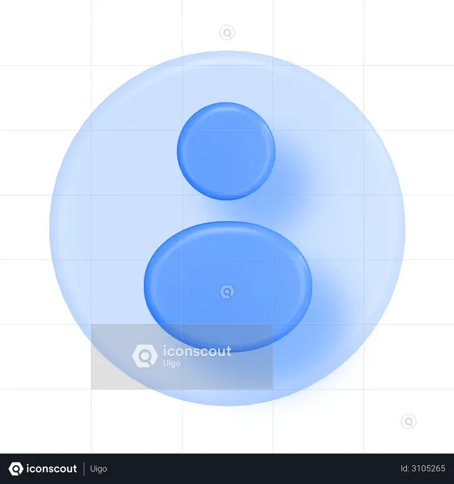 User  3D Illustration