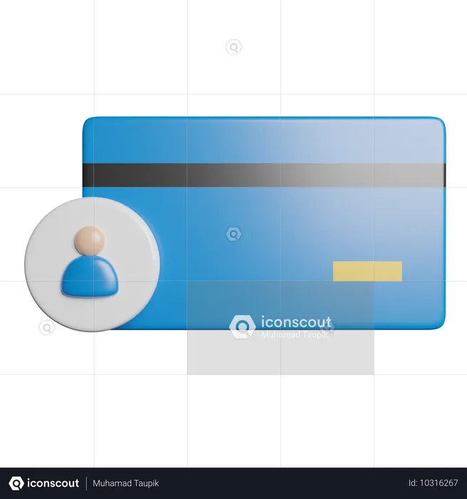 User Account Payment  3D Icon