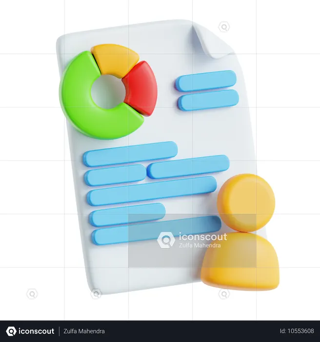User Analytics  3D Icon