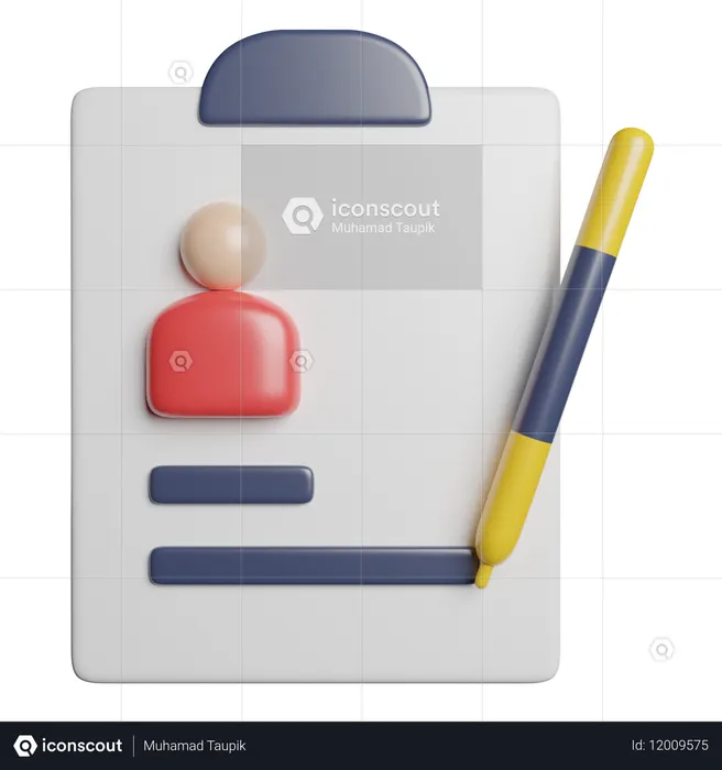 User Application  3D Icon