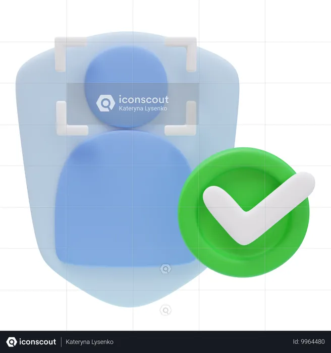 User Authentication  3D Icon