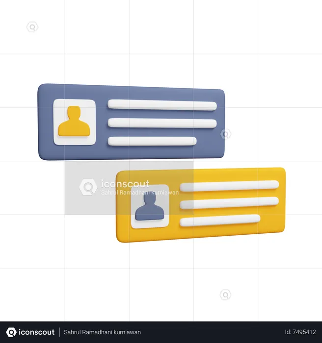 User Chat  3D Icon