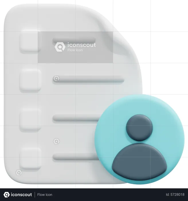 User Checklist  3D Icon