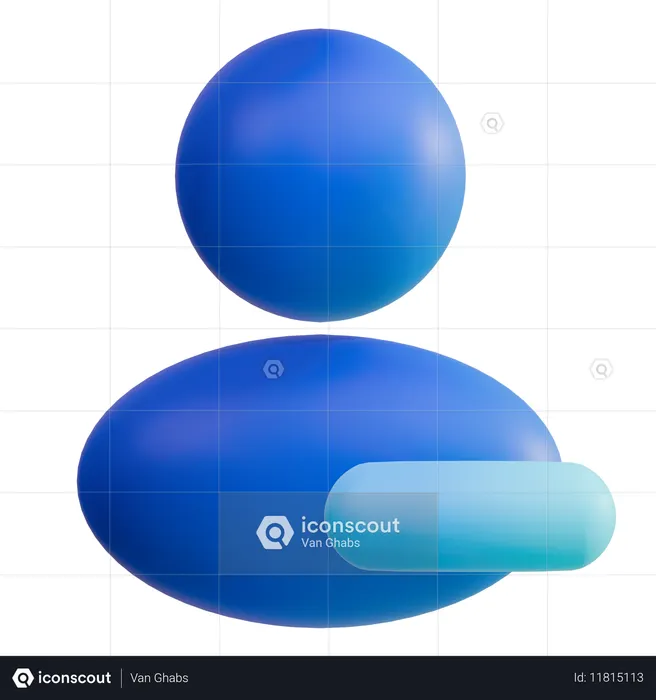 User Dismiss  3D Icon