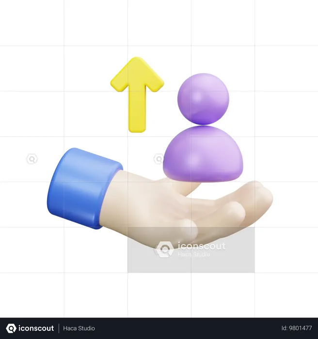User engagement  3D Icon