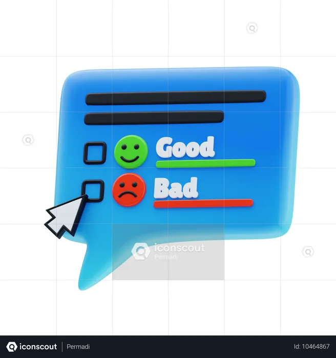 User Feedback  3D Icon