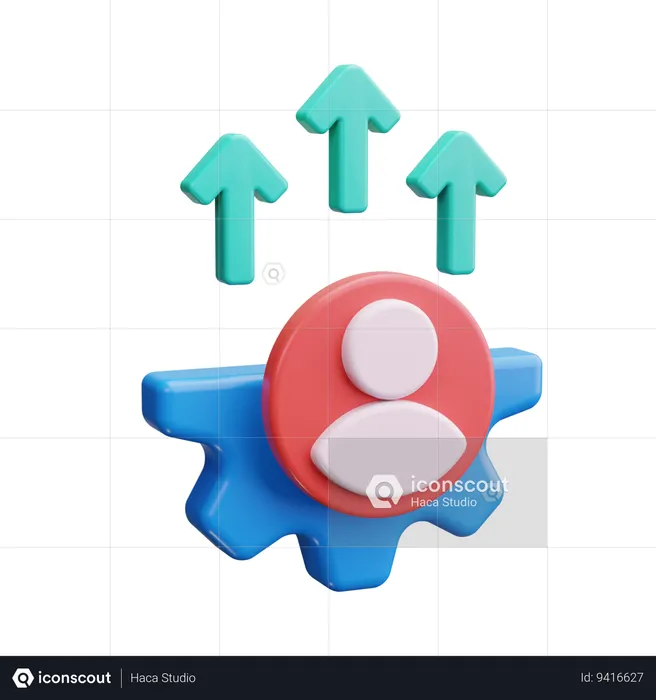 User Improvement  3D Icon