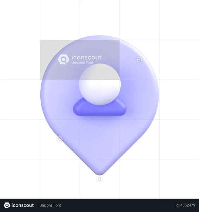 Location Point  3D Icon