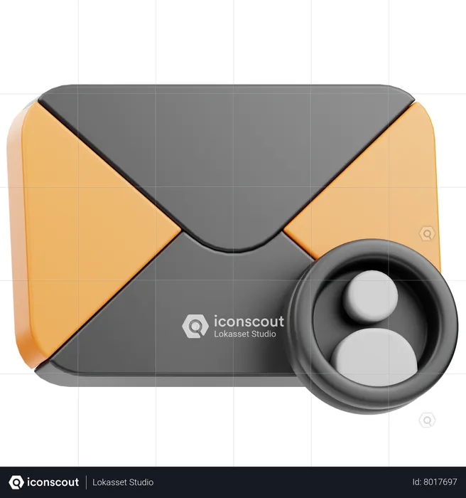 User Mail  3D Icon