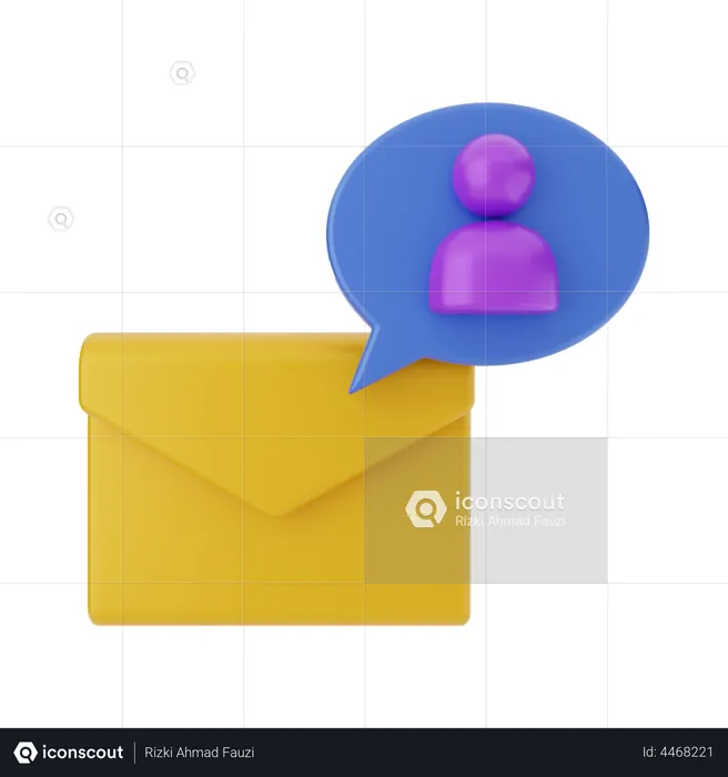 User Mail  3D Illustration