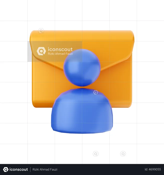 User Message  3D Illustration
