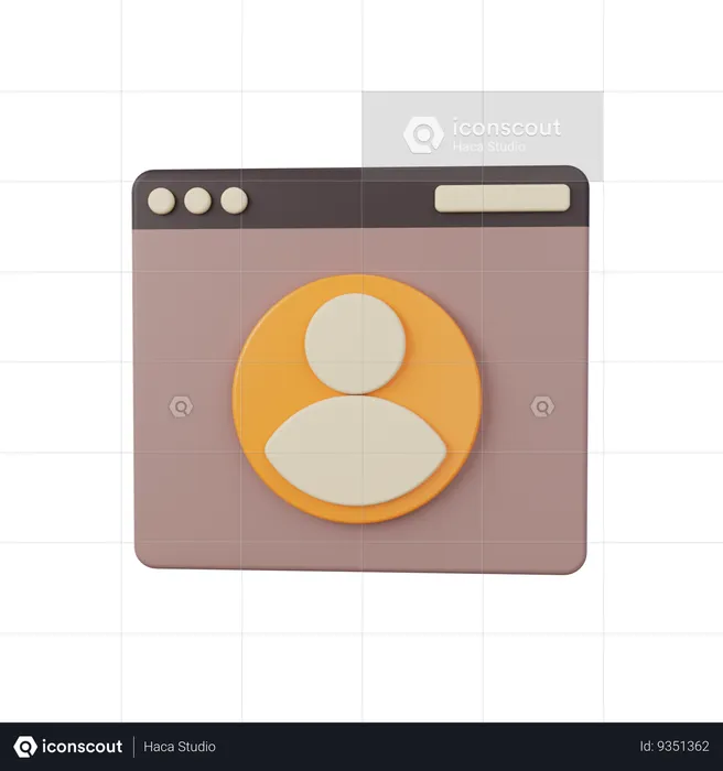 User Profile  3D Icon