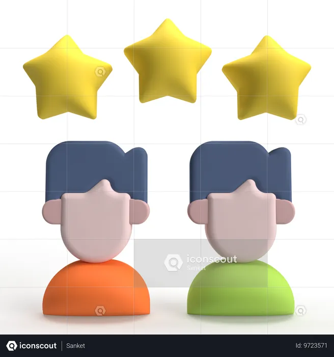 User Rating  3D Icon