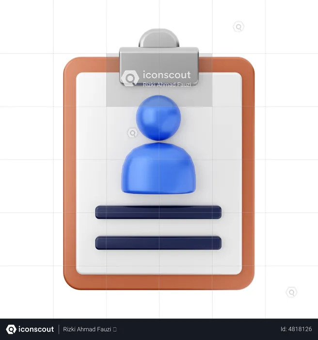 User Report  3D Icon