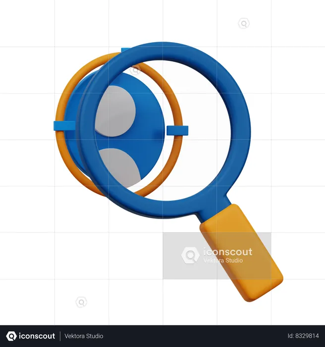 User Search  3D Icon