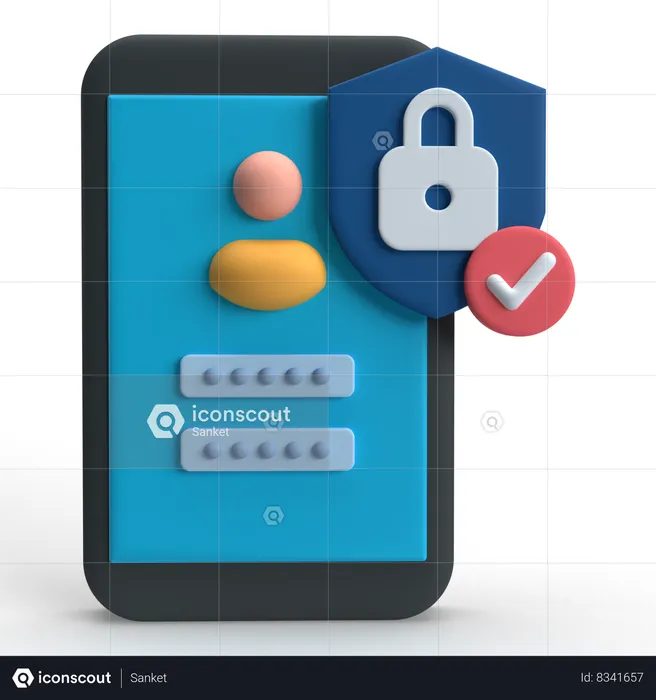 User Security  3D Icon