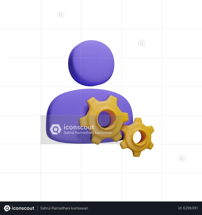 User Setting  3D Icon
