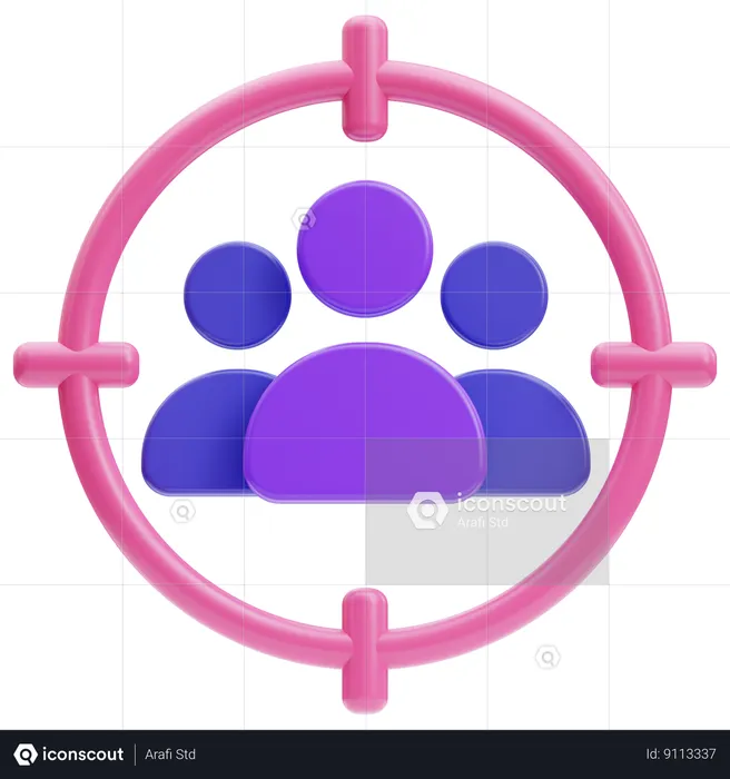 User target  3D Icon