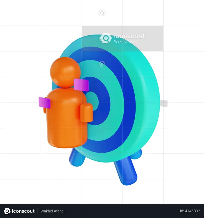 User target  3D Illustration