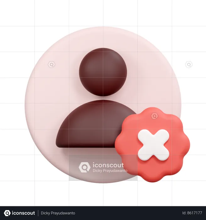 User verification  3D Icon