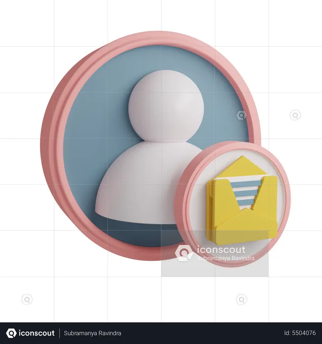 E-mail do usuário  3D Icon